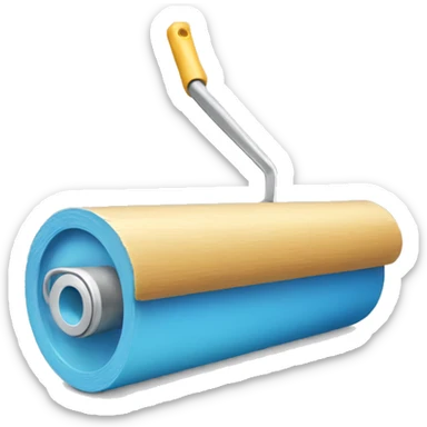 paint roller sticker