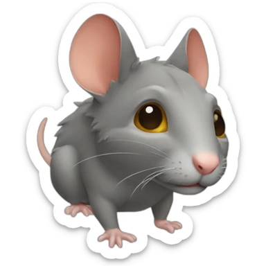 Raton laver sticker