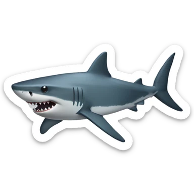 Shark sticker