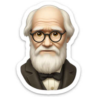 Charles Darwin sticker