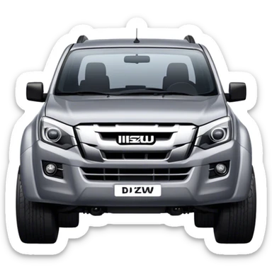Isuzu D-MAX - Isuzu (Model Year: 2024) (Iconic colour: Grey) sticker