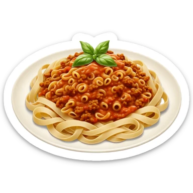 pasta bolognese sticker