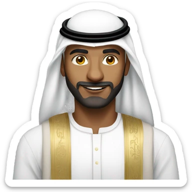 Dubai sheikh sticker