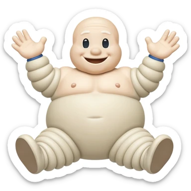 michelin mascot sticker
