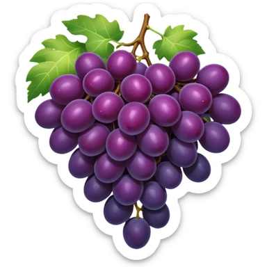 dark grapes sticker