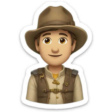 Fee et ecureuil sticker