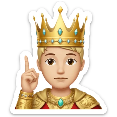 🖕🏻+👑 sticker