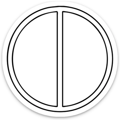 Change the border to yellow, matching the fill color, keep the rest of the icon unchanged sticker