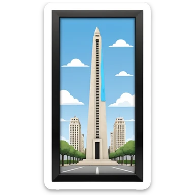 Obelisco argentina  sticker