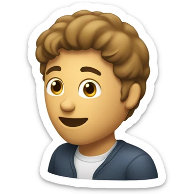 person talking with speechbubble sticker