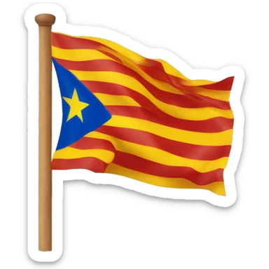 Flag of Catalonia sticker