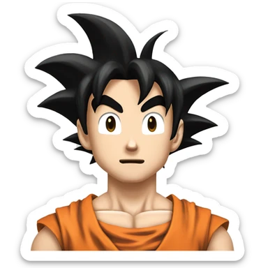Goku de dbz sticker