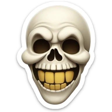 The Laughing Skull sticker