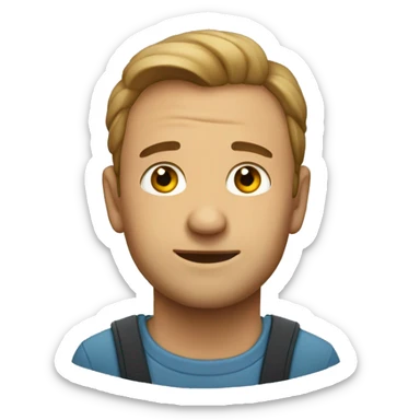 Studerande tjej sticker