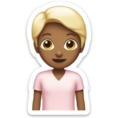 Light pink care  sticker