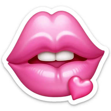 Beso rosa sticker
