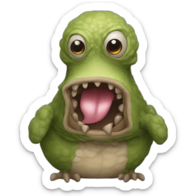 Theorus mange moi le boule sticker