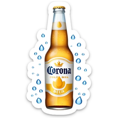 Corona beer sticker