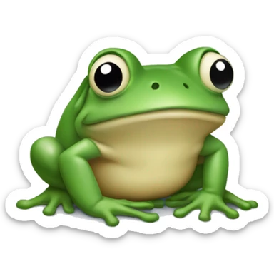 Grenouille qui boite  sticker