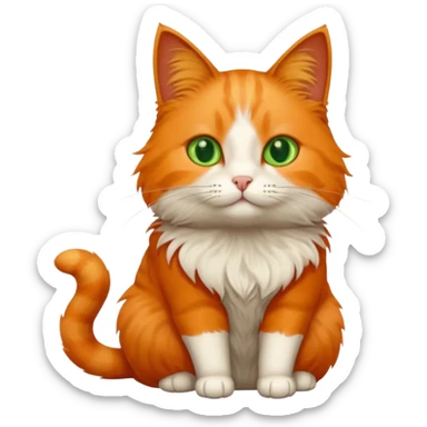 Turn this cat with sticker