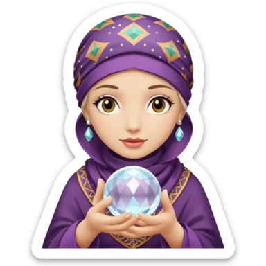 fortune teller sticker