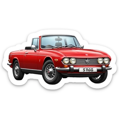 Triumph stag sticker