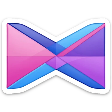 The bisexual flag sticker