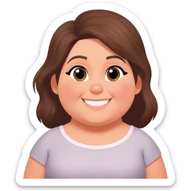 BIG  THICK  LADY AND  She sticker