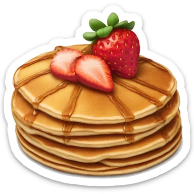 strawberry pancakes  sticker