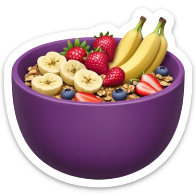 Açaí bowl sticker