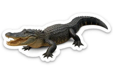 Alligator sticker