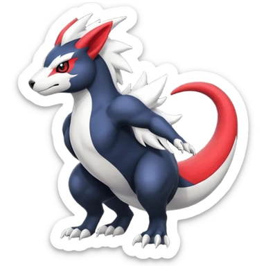 Zangoose-Salandit-Absol-fusion sticker