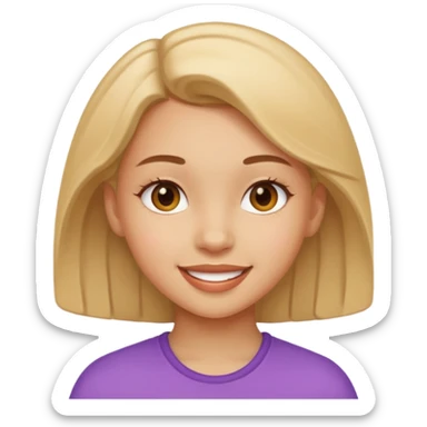 Niña interior felizNiña interior feliz sticker