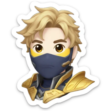 xiao genshin impact sticker