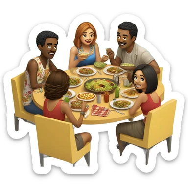 Mexican eating pool sticker