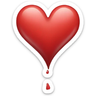 Heart sticker