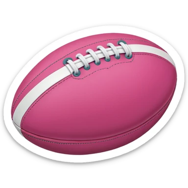 Rugby Fashion sport formpink without man sticker