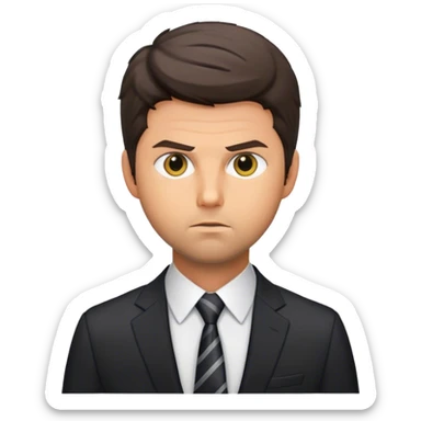 Adam Scott Severance  sticker