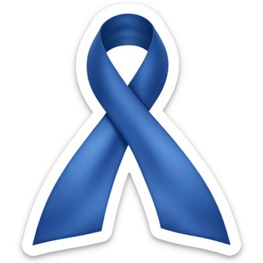 Laço de fita azul marinho  sticker