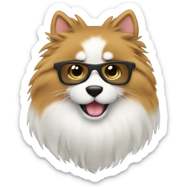 Cost with fur sticker