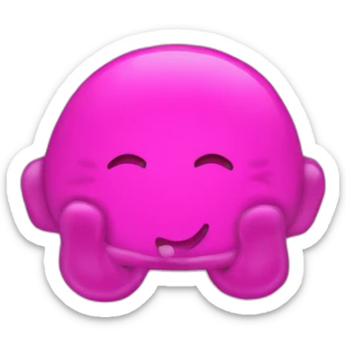 Juicy booty neon sign style man sticker