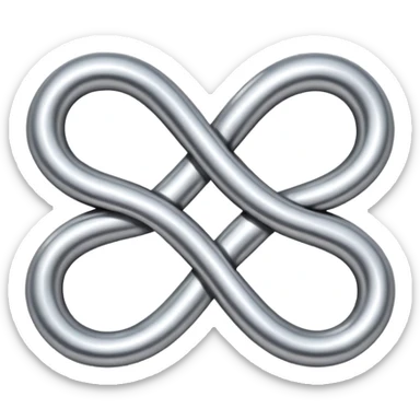 infinity symbol sticker