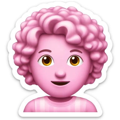 Pink state of Oklahoma sticker