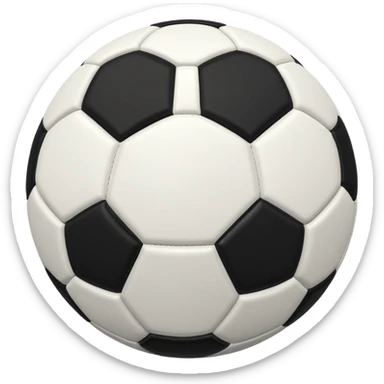 soccer ball classic panels sticker
