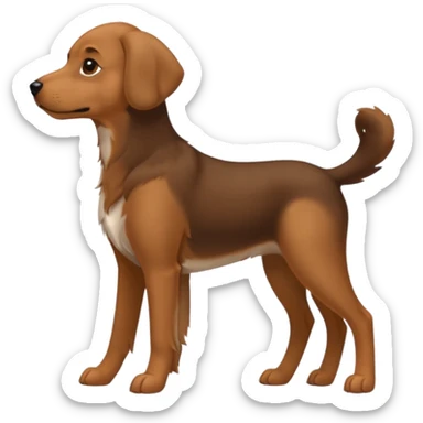 Please make it a side profile so it looks like this: 🐕 sticker