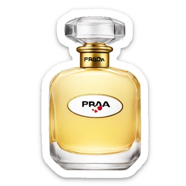 Prada perfume sticker