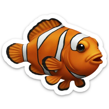 Clown fish  sticker