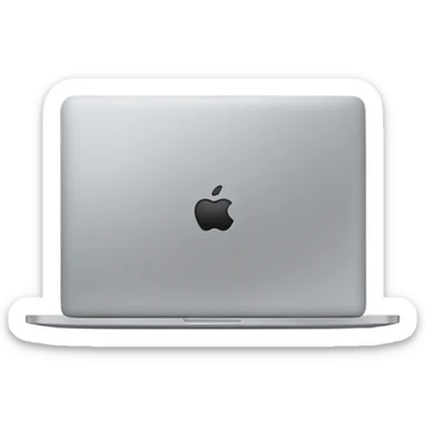 a macbook laptop sticker
