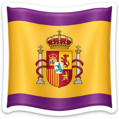 bandera de la republica española sticker