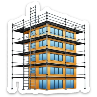 Rénovation immeuble sticker